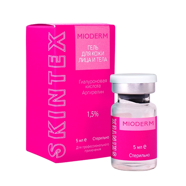biorevitaliziruyushchij gel mioderm 15 flakon 5 ml skintex rossiya