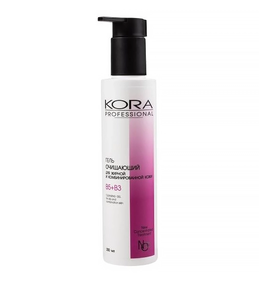 gel ochishchayushchij dlya zhirnoj i problemnoj kozhi 200 ml kora phytocosmetics rossiya