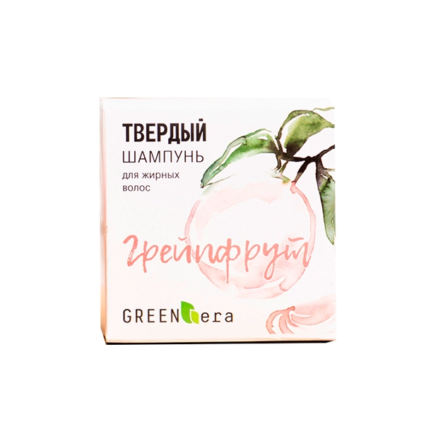 tvyordyj shampun grejpfrut 55 gr green era rossiya