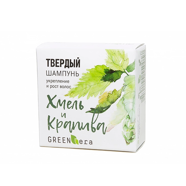 tvyordyj shampun hmel i krapiva 55 gr green era rossiya