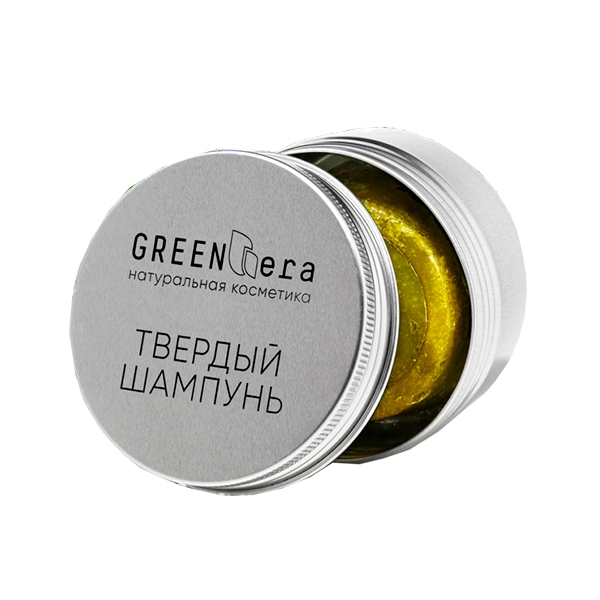 tvyordyj shampun hmel i krapiva v alyuminievoj banke 55 gr green era rossiya
