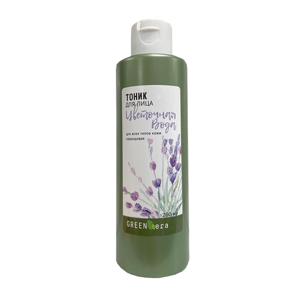 tonik dlya lica cvetochnaya voda lavandovaya 200 ml green era rossiya