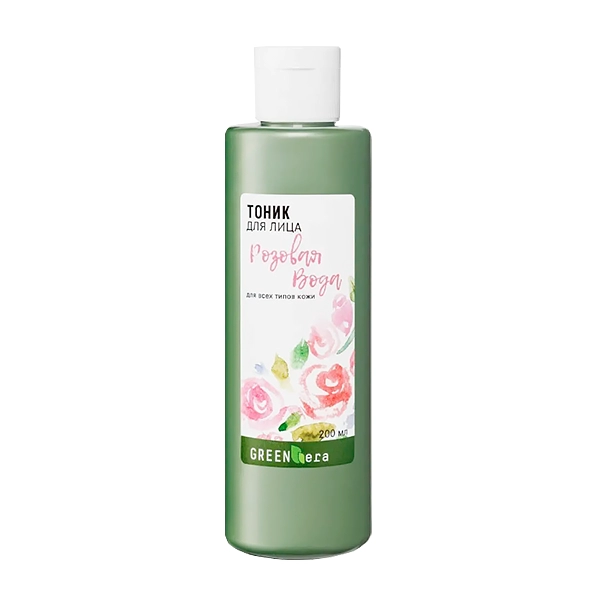 tonik dlya lica cvetochnaya rozovaya voda 200 ml greenera green era
