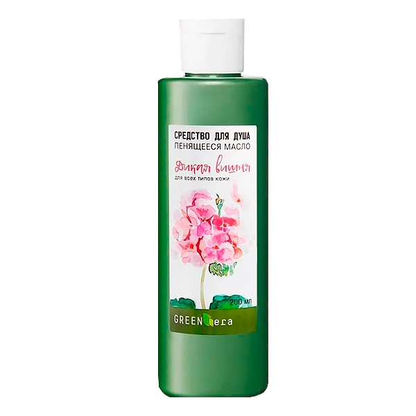 gidrofilnoe maslo dlya dusha vishnya 200 ml green era rossiya