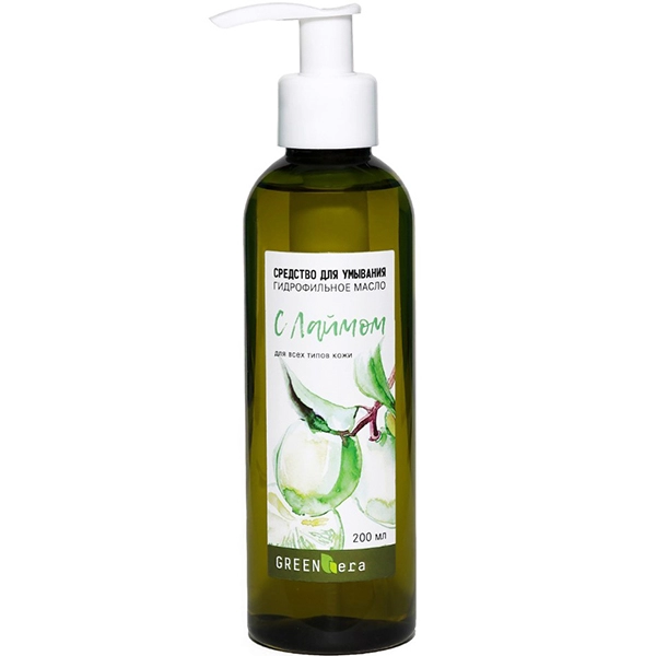 gidrofilnoe maslo dlya umyvaniya lajm 200 ml green era rossiya