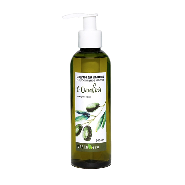 gidrofilnoe maslo dlya umyvaniya oliva 200 ml green era rossiya