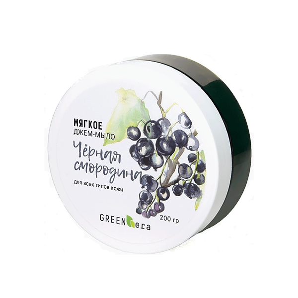 dzhem mylo chernaya smorodina 200 ml green era rossiya