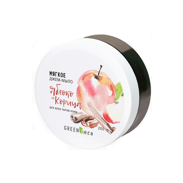 dzhem mylo yabloko i korica 200 ml green era 200 ml
