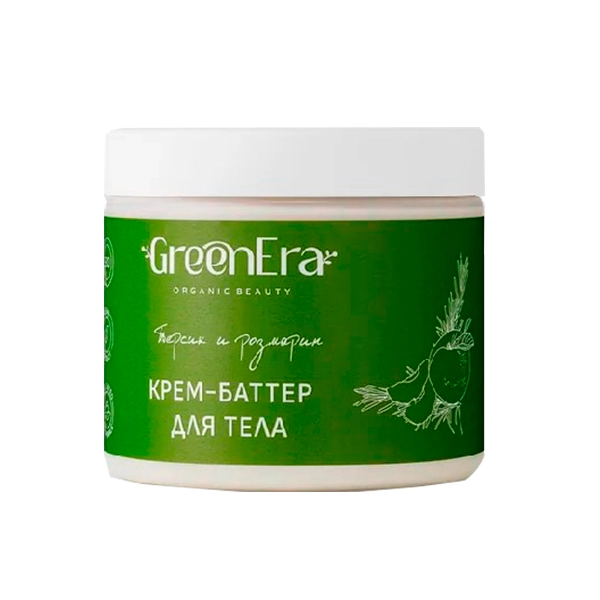 krem batter dlya tela persik i rozmarin 200 ml green era rossiya