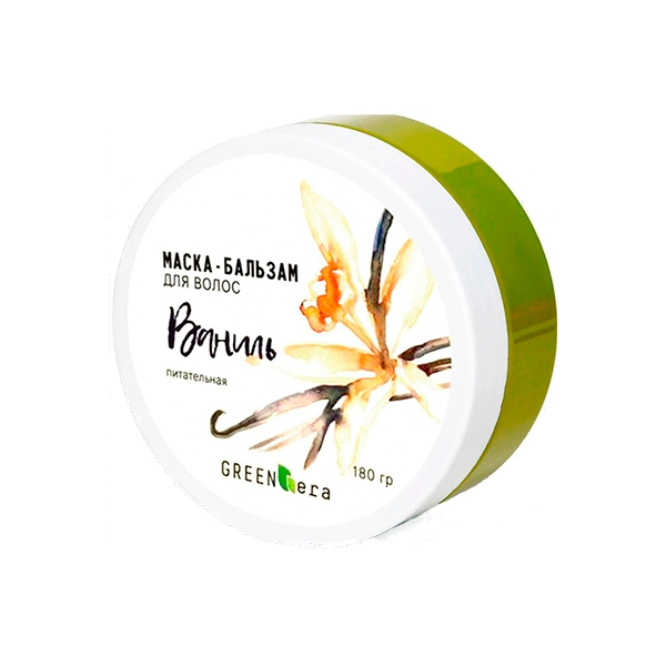 maska dlya volos vanil 180 ml green era rossiya