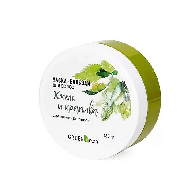maska dlya volos hmel i krapiva 180ml green era rossiya