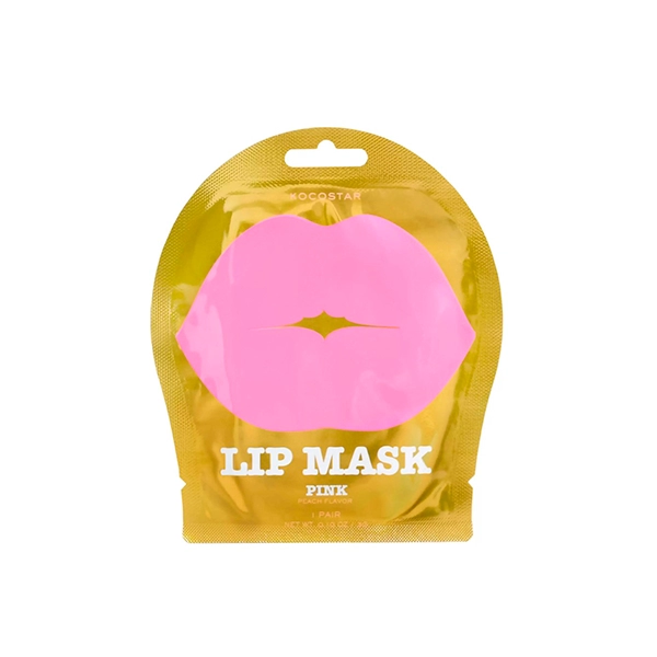 gidrogelevaya maska dlya gub s ekstraktom persika pink lip mask 1 sht kocostar yuzhnaya koreya
