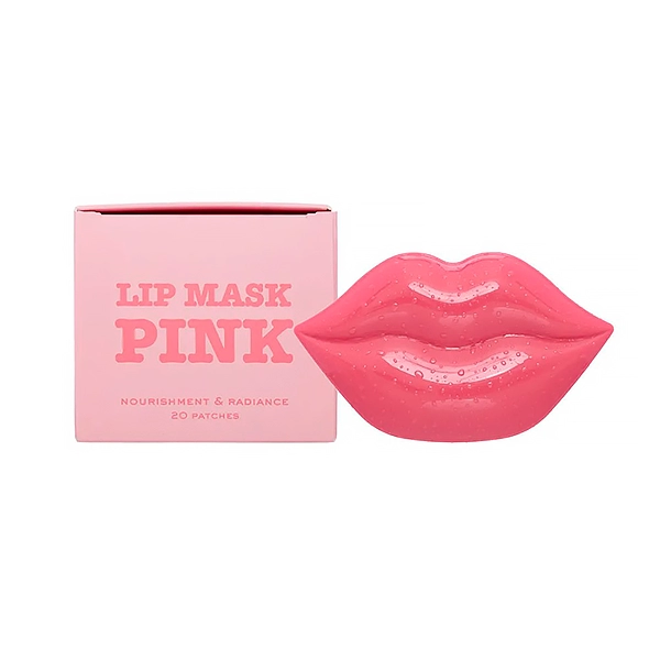 gidrogelevaya maska dlya gub s ekstraktom persika pink lip mask 20 sht kocostar yuzhnaya koreya