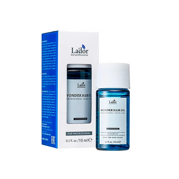 uvlazhnyayushchee maslo dlya vosstanovleniya bleska volos wonder hair oil 10 ml lador yuzhnaya koreya