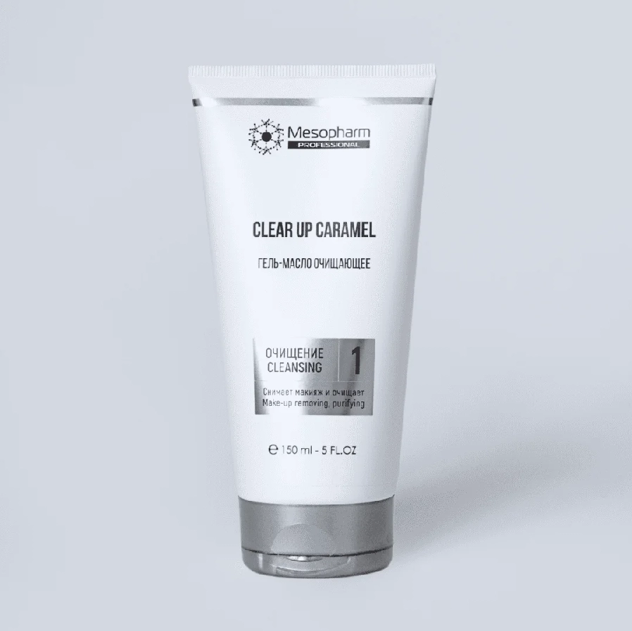 gel maslo karamel ochishchayushchee dlya lica clearup caramel 150 ml mesopharm professional rossiya