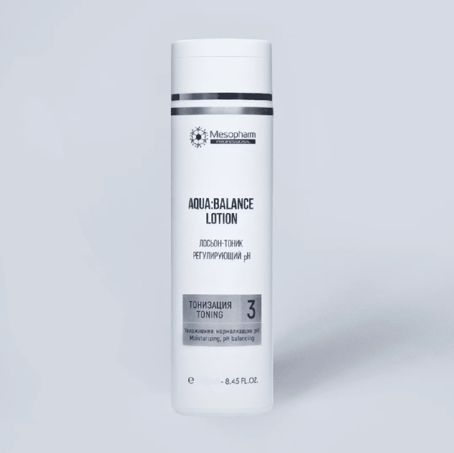 loson tonik reguliruyushchij rn kozhi lica aquabalance lotion 250 ml mesopharm professional rossiya