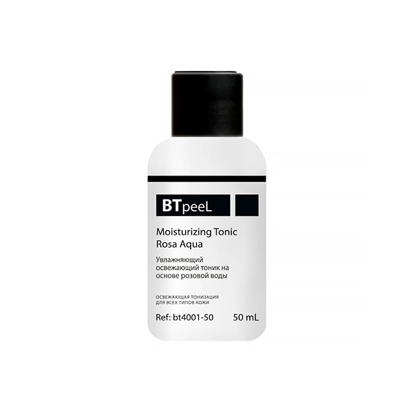 uvlazhnyayushchij osvezhayushchij tonik na osnove rozovoj vody 50 ml btpeel rossiya