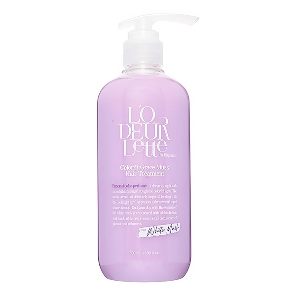 parfyumirovannaya maska dlya volos s aromatom belogo muskusa 500 ml lodeurlette yuzhnaya koreya