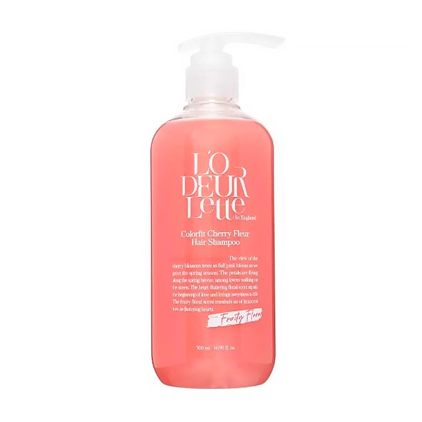 parfyumirovannyj shampun dlya volos s aromatom cvetka vishni 500 ml lodeurlette yuzhnaya koreya