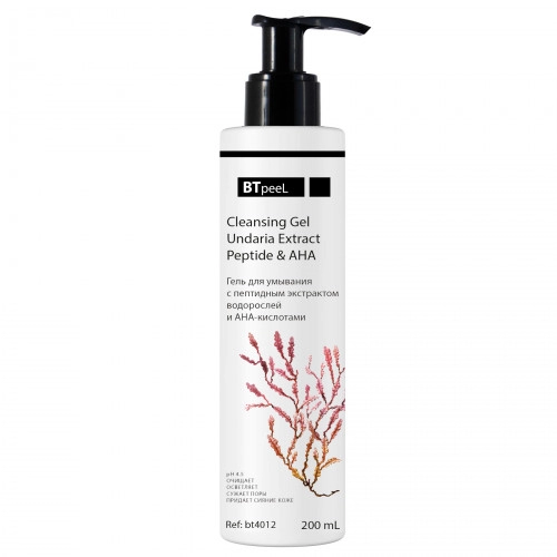 gel dlya umyvaniya s peptidnym ekstraktom vodoroslej i ana kislotami 200 ml btpeel rossiya