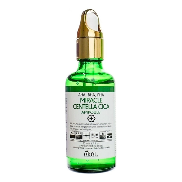syvorotka dlya lica s kislotami i ekstraktom centelly aziatskoj aha bha pha 50 ml ekel yuzhnaya koreya
