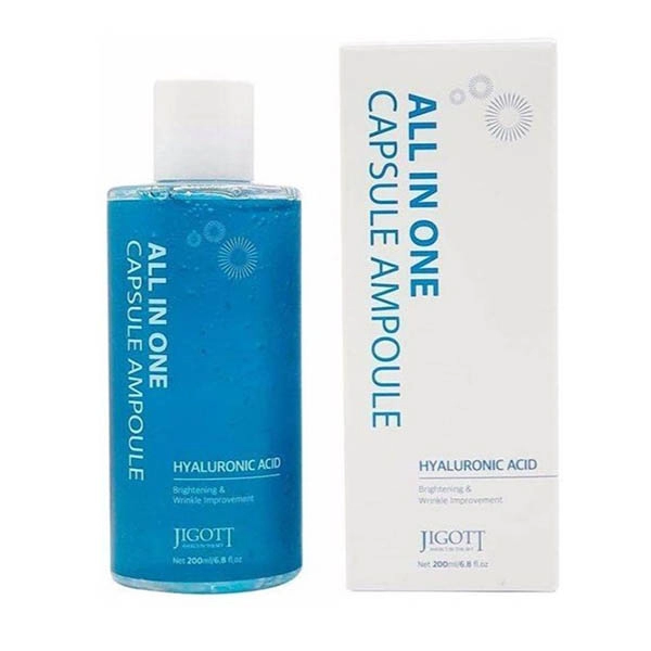 multifunkcionalnaya syvorotka dlya lica s gialuronovoj kislotoj all in one hyaluronic acid 200 ml jigott yuzhnaya koreya