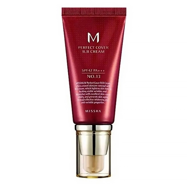 tonalnyj vv krem quotidealnoe pokrytiequot m perfect cover bb cream spf42pa ton 13 20 ml missha yuzhnaya koreya