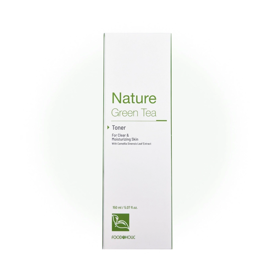 foodaholic natural uspokaivayushchij toner dlya lica s ekstraktom zelenogo chaya 150 ml foodaholic natural koreya