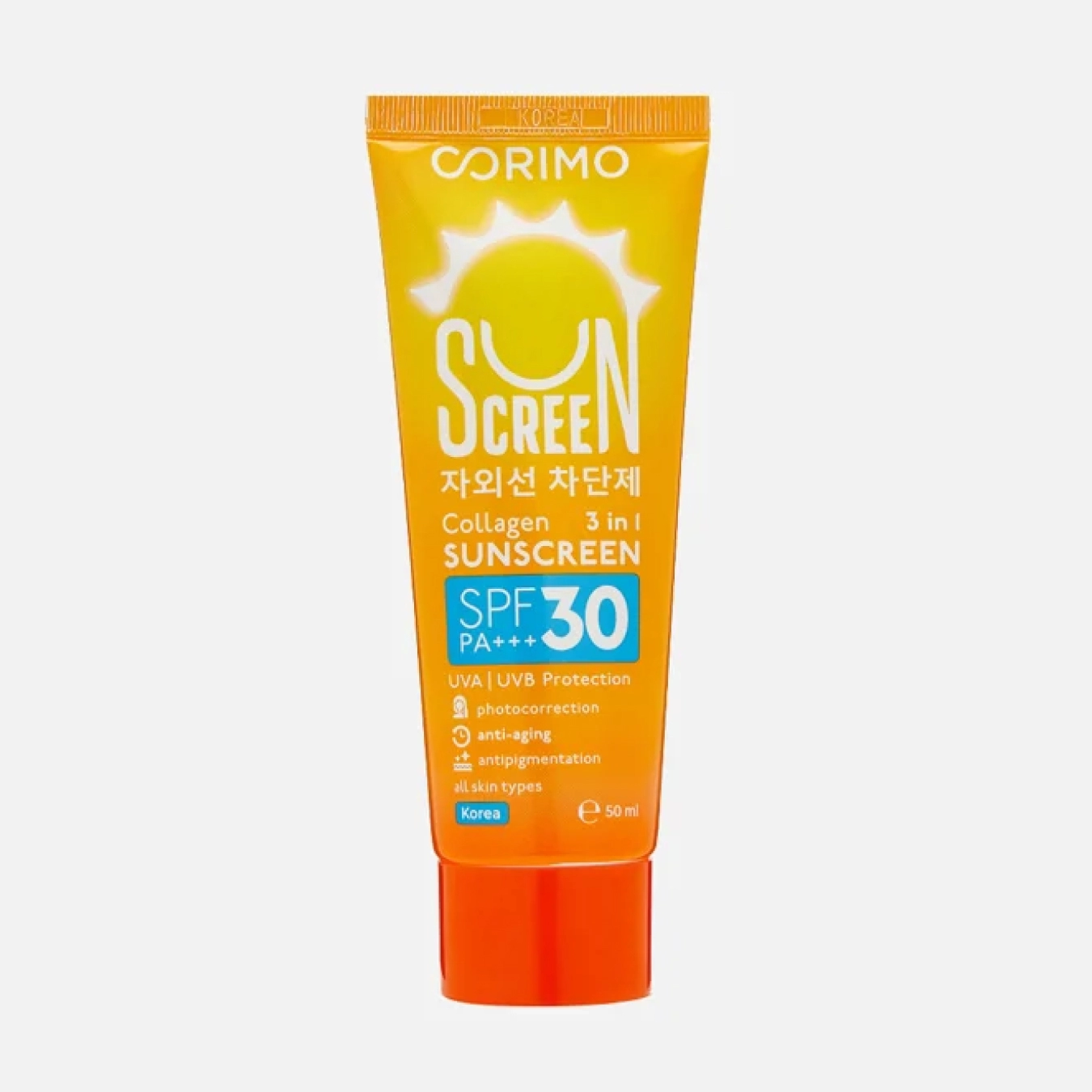 corimo krem dlya lica i tela solncezashchitnyj antivozrastnoj kollagen spf 30 pa 50 ml 50 ml corimo koreya
