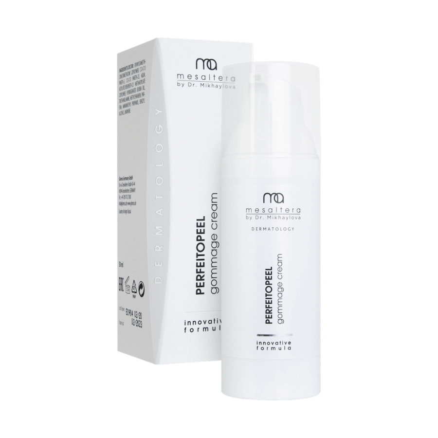 mesaltera krem gommazh s mikrosferami masla zhozhoba dlya vseh tipov kozhi perfeitopeel 100ml 100 ml mesaltera by dr mikhaylova rossiya