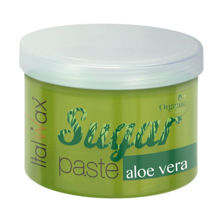 saharnaya pasta italwax v banke organic line 750 gr aloe vera 750 gr italwax italiya
