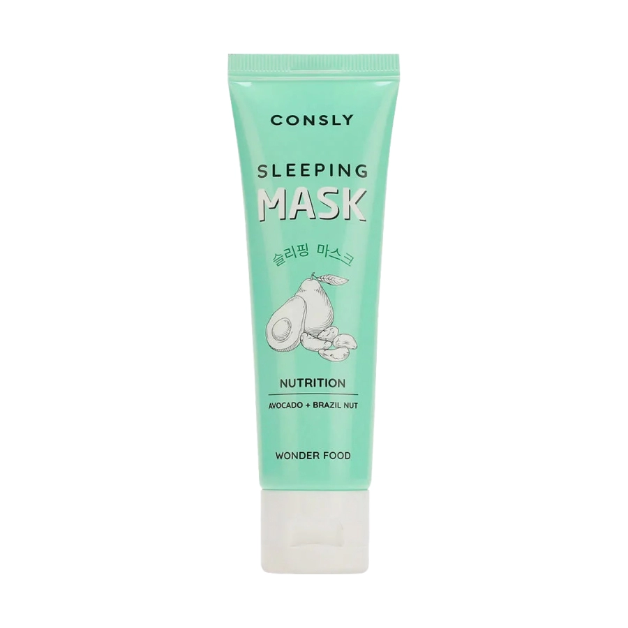 consly pitatelnaya uvlazhnyayushchaya maska s maslom brazilskogo oreha i avokado 50ml 50 ml consly yuzhnaya koreya