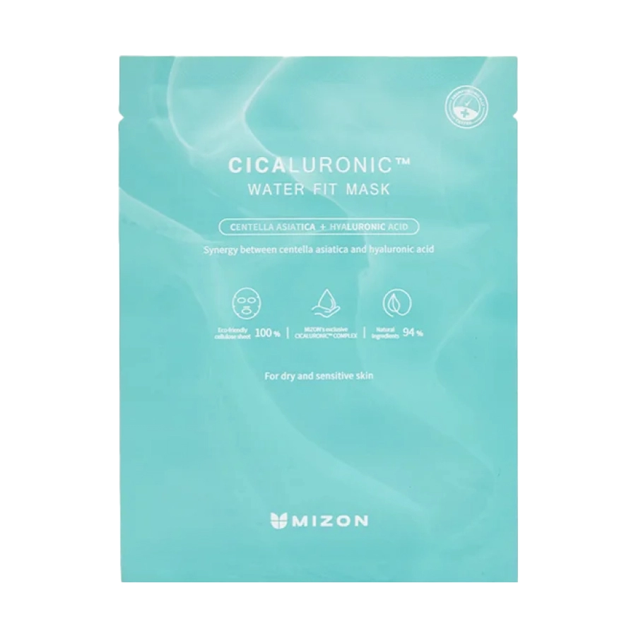 mizon cicaluronic water fit mask tkanevaya maska dlya lica s ekstraktom centelly aziatskoj 24 gr 24 gr mizon koreya