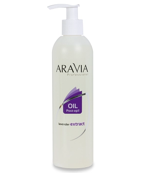 maslo posle depilyacii dlya chuvstvitelnoj kozhi s ekstratom lavandy 300 ml aravia professional rossiya