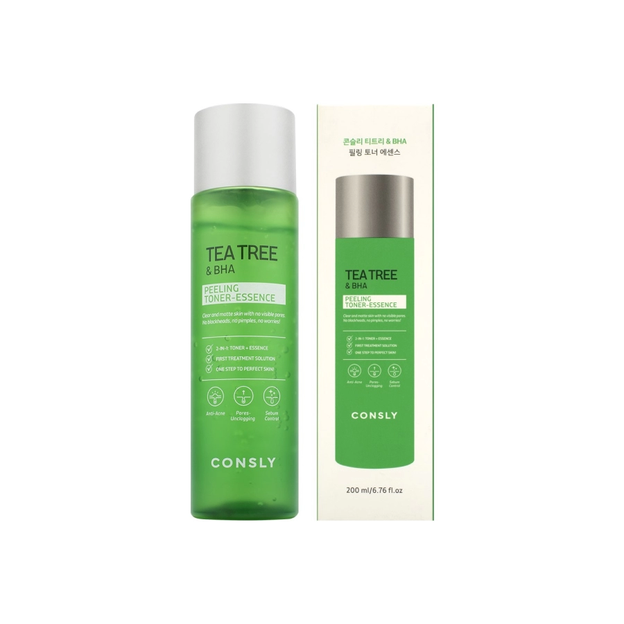 consly otshelushivayushchij piling toner s chajnym derevom i salicilovoj kislotoj 200ml 200 ml consly yuzhnaya koreya