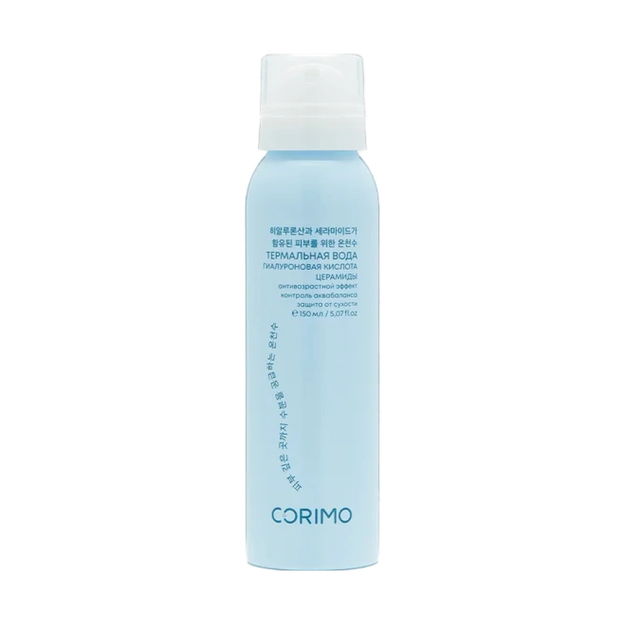 termalnaya voda dlya glubokogo uvlazhneniya s gialuronovoj kislotoj i ceramidami 150 ml 150 ml corimo koreya