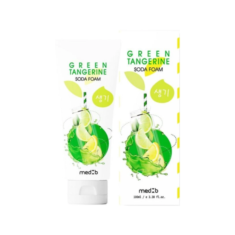 medb penka dlya lica pishchevaya soda zelenyj mandarin 100 ml 100 ml medb yuzhnaya koreya
