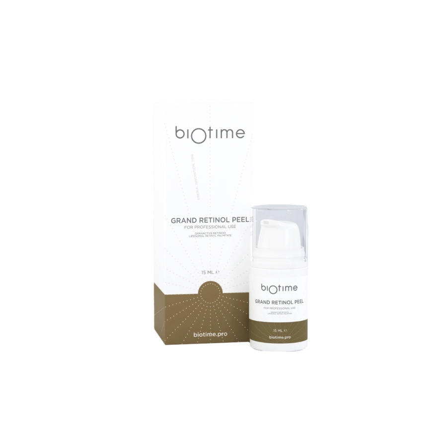 retinolovyj piling grand marki biotajm biotime grand retinol peel fl 15ml 15 ml biotime rossiya