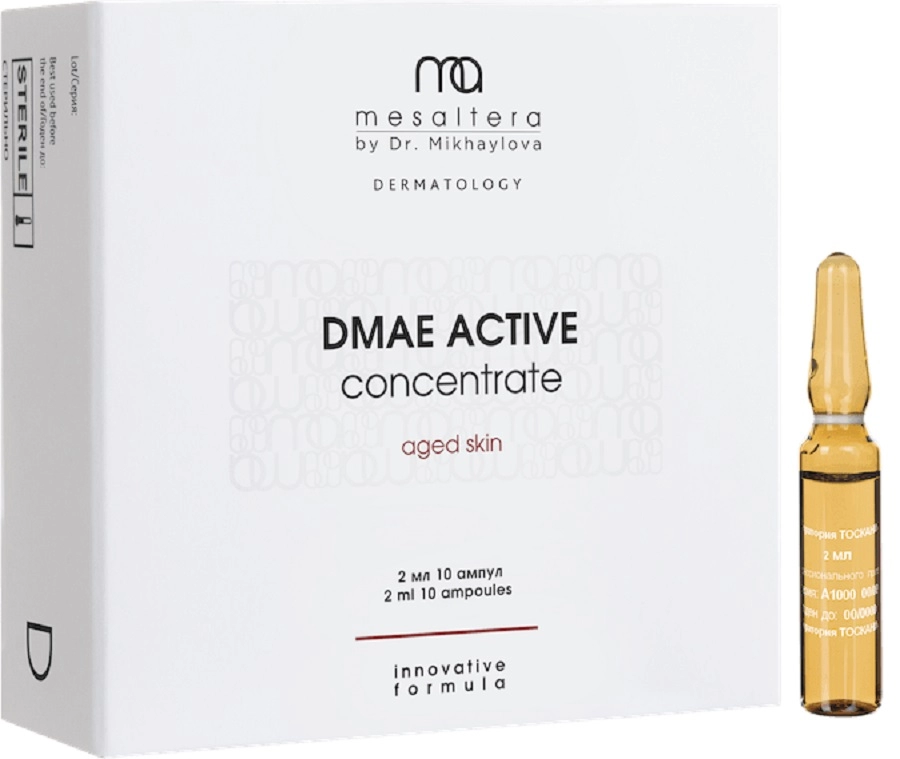 koncentrat dmae active linii mesaltera by dr mikhaylova ampula 2 ml mesaltera by dr mikhaylova rossiya