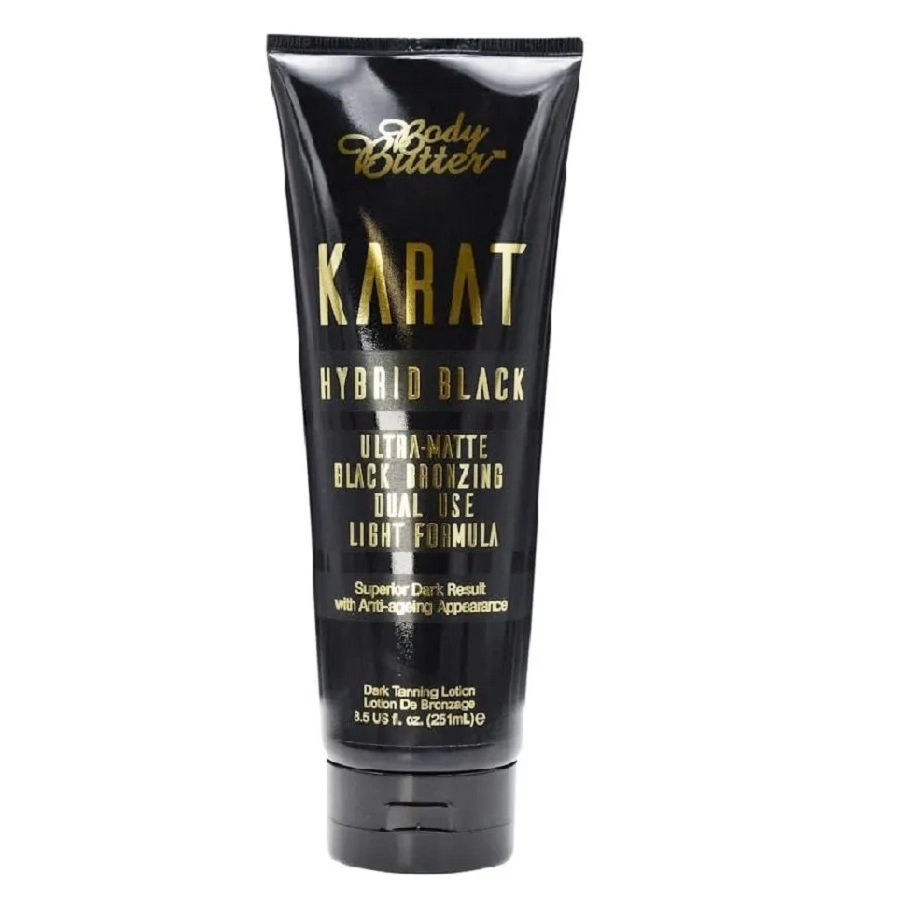 kosmetika dlya zagara body butter karat hybrid black 251 ml body butter karat ssha