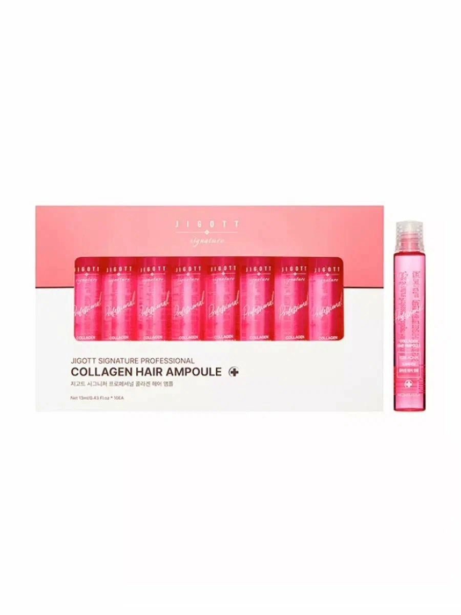 signature professional collagen hair syvorotka dlya volos s kollagenom 113ml 1sht 13ml jigott yuzhnaya koreya