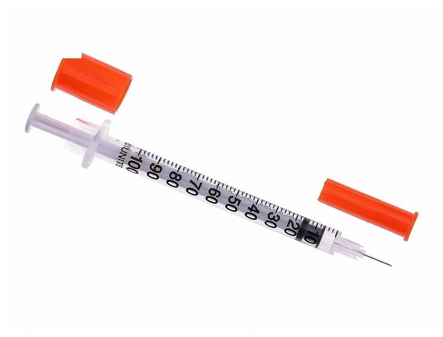 shpric insulinovyj 1 ml s integrirovannoj igloj 29g 03 mm h 127 mm u 100 insulin 1up 10sht sfm germaniya