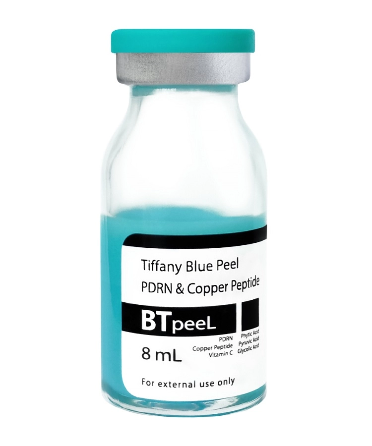 biryuzovyj piling s pdrn i peptidom medi tiffany blue peel 8ml btpeel rossiya