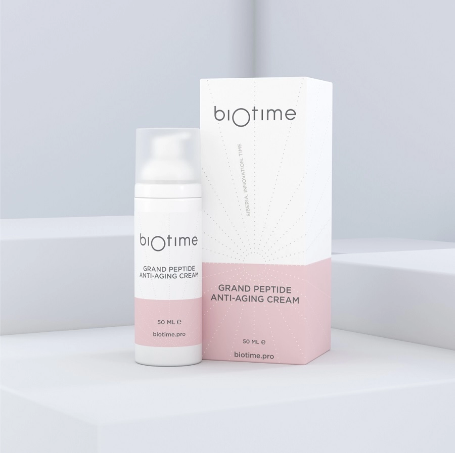 krem peptidnyj antivozrastnoj biotime grand peptide anti aging fl 50 ml biotime rossiya