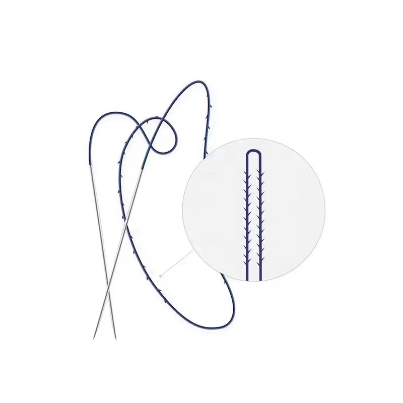 mezoniti dual needle blunt pdo 21gx110 420mm 1 sht honey derma thread yuzhnaya koreya