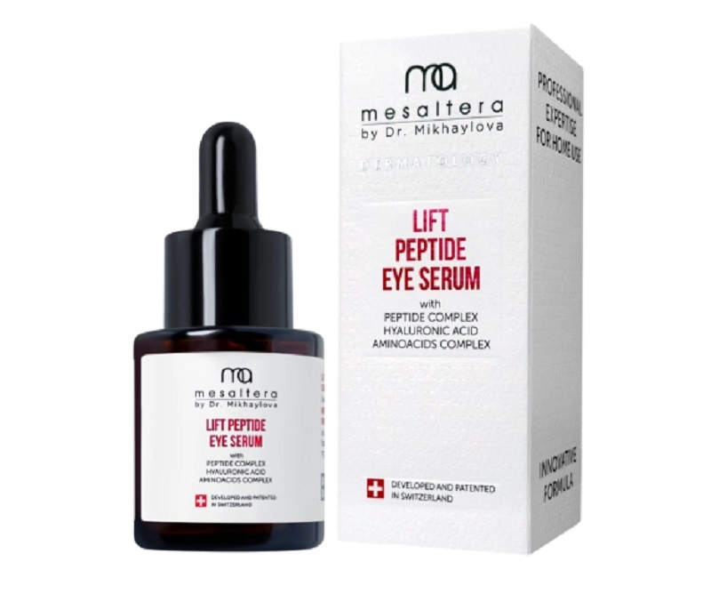lift peptide eye serum liftingovaya syvorotkadlya oblasti vokrug glaz linii mesaltera by mikhaylova 20 ml mesaltera by dr mikhaylova rossiya