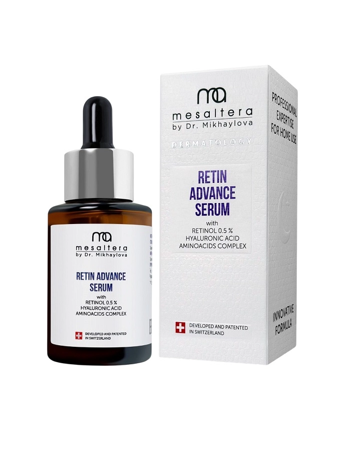 retin advance syvorotka dlya lica s retinolom linii mesaltera by dr mikhaylova 30 ml mesaltera by dr mikhaylova rossiya