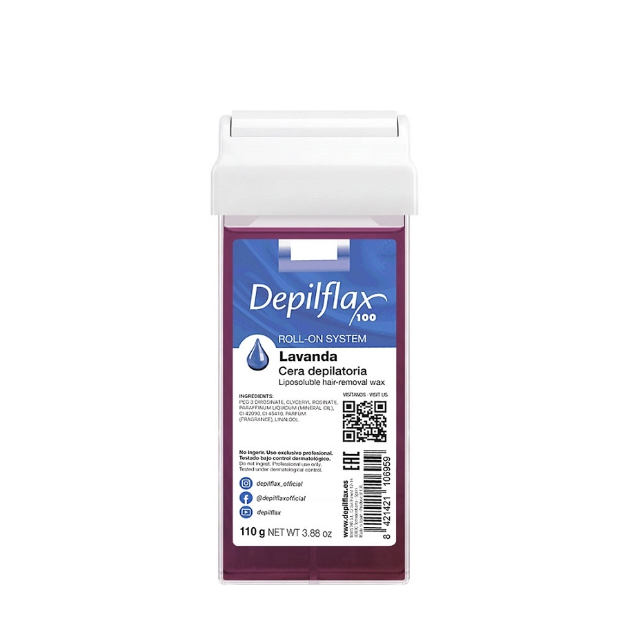 vosk v kartridzhe depilflax lavanda 110 gr 110 gr depilflax ispaniya