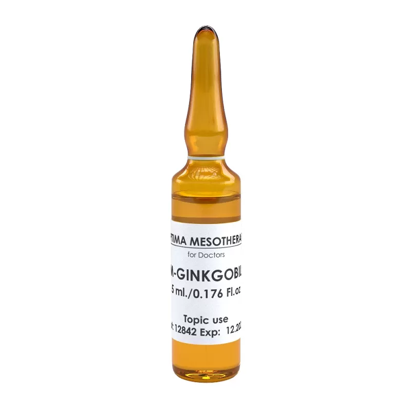 om ginkgobilic 5 ml optima mesotherapy rossiya