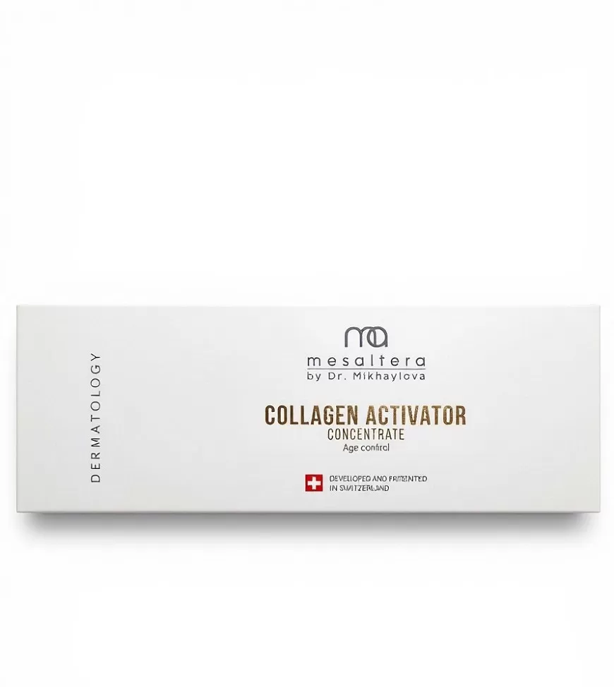 koncentrat omolazhivayushchij s rekombinantnym kollagenom 3 tipa collagen activator mesaltera 10 amp 2 ml mesaltera by dr mikhaylova rossiya